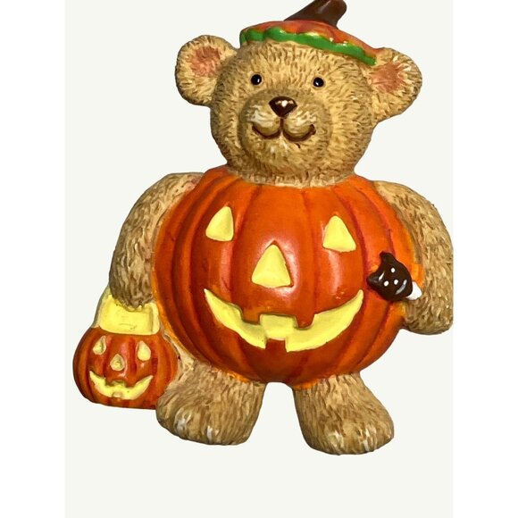Vintage Halloween Teddy Bear Pin - Picture 1 of 6